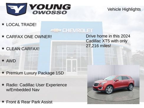 Used 2024 Cadillac XT5 Premium Luxury image 7