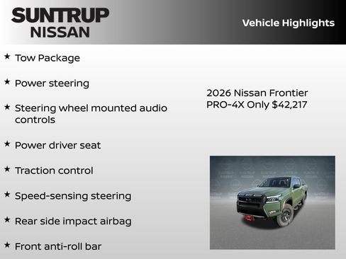 New 2026 Nissan Frontier PRO-4X w/ Tow Package image 8