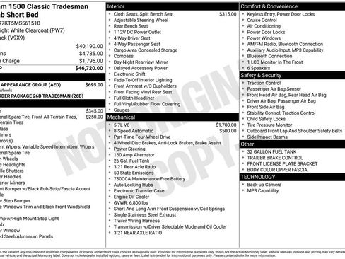 Used 2021 RAM 1500 Tradesman w/ Chrome Appearance Group image 4