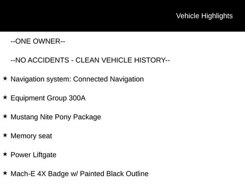 Used 2023 Ford Mustang Mach-E Premium w/ Mustang Nite Pony Package AWD/4WD image 4
