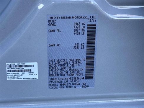 New 2025 Nissan Altima 2.5 SR w/ SR Premium Package image 26