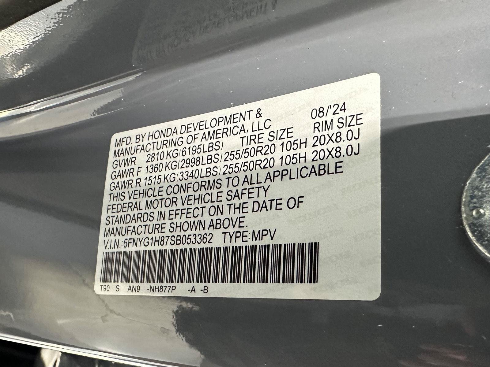 Certified 2025 Honda Pilot Elite image 16