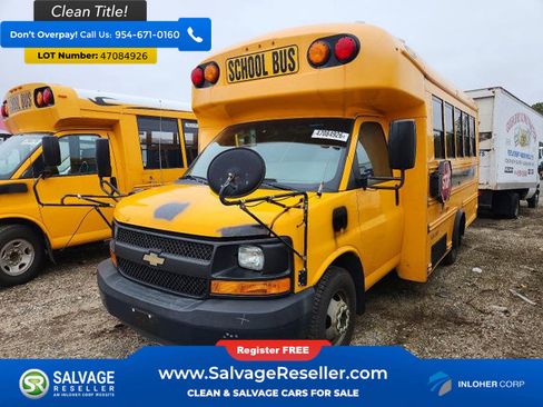 Used 2015 Chevrolet Express 3500 w/ School Bus Package RWD image 3