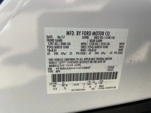 Used 2017 Ford Explorer 4WD image 33