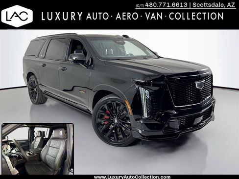 Used 2025 Cadillac Escalade ESV V w/ LPO, ONYX Package AWD/4WD image 1