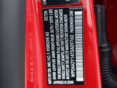New 2026 Porsche Taycan AWD/4WD image 26