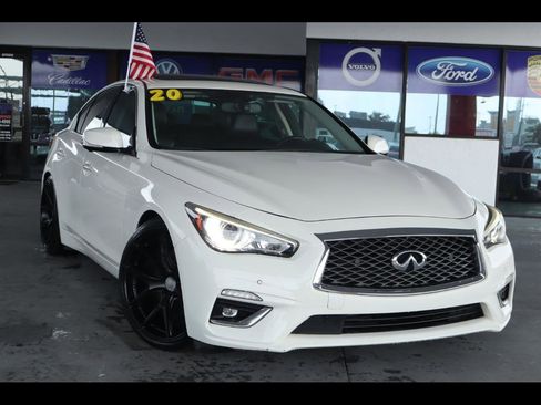 Used 2021 INFINITI Q50 Luxe RWD image 1