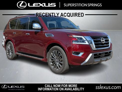 Used 2023 Nissan Armada Platinum w/ Cargo Package image 1