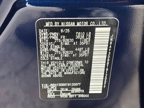 New 2026 Nissan Armada PRO-4X w/ Captain's Chari Seat Package image 18