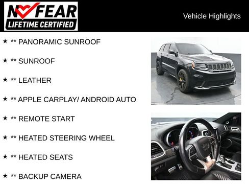 Used 2018 Jeep Grand Cherokee Trackhawk image 2