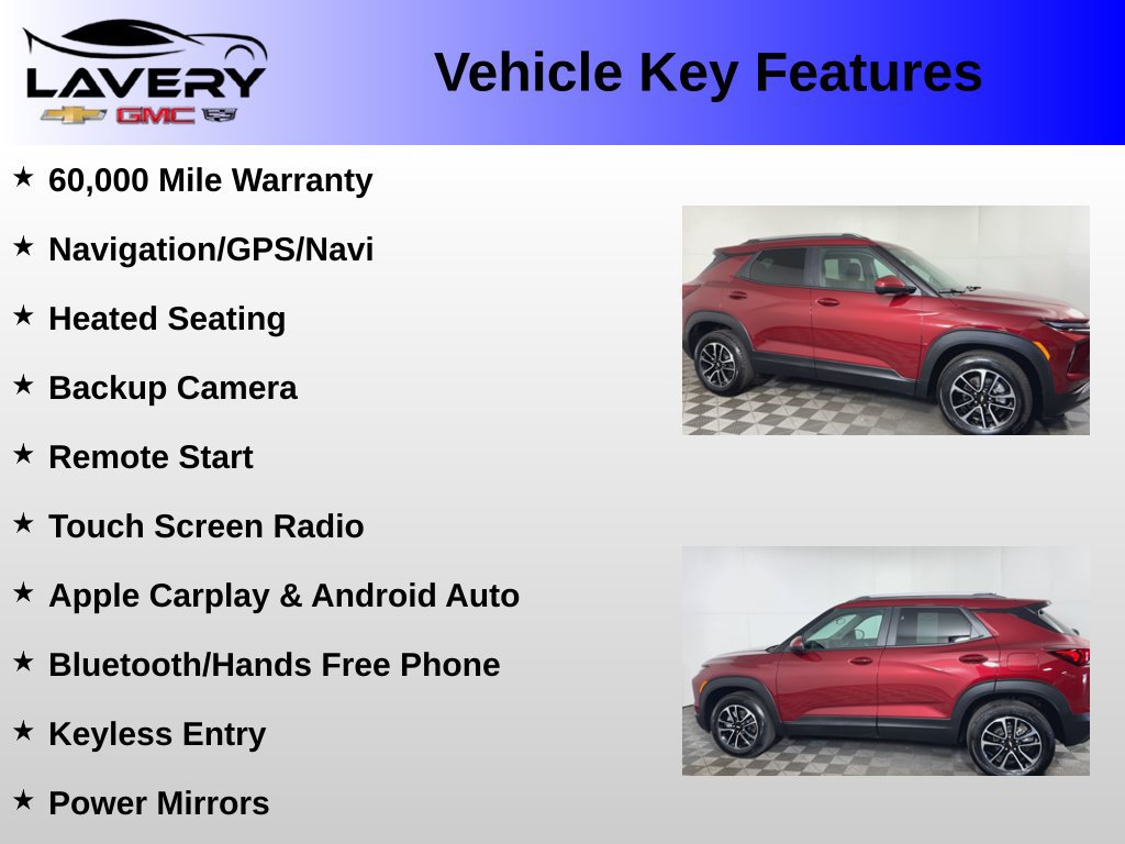 Certified 2024 Chevrolet TrailBlazer LT w/ Driver Confidence Package AWD/4WD image 2