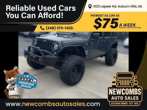 Used 2017 Jeep Wrangler Unlimited Sport w/ Quick Order Package 24S AWD/4WD image 1