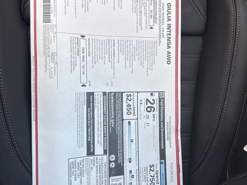 New 2025 Alfa Romeo Giulia AWD w/ Driving Assist Package image 25