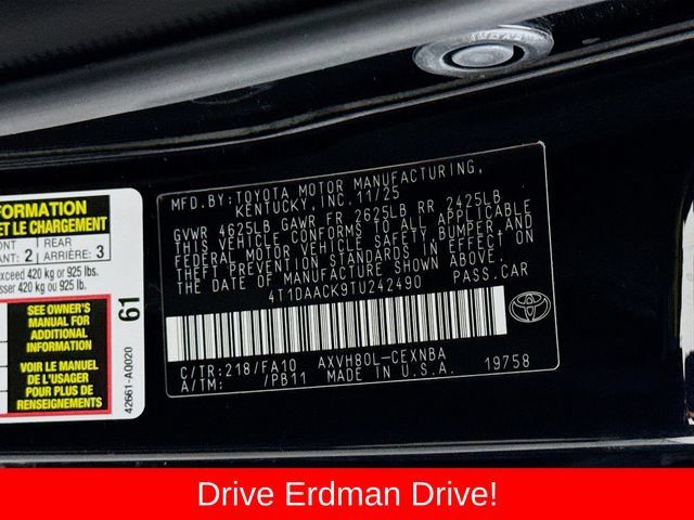Certified 2026 Toyota Camry LE FWD image 31