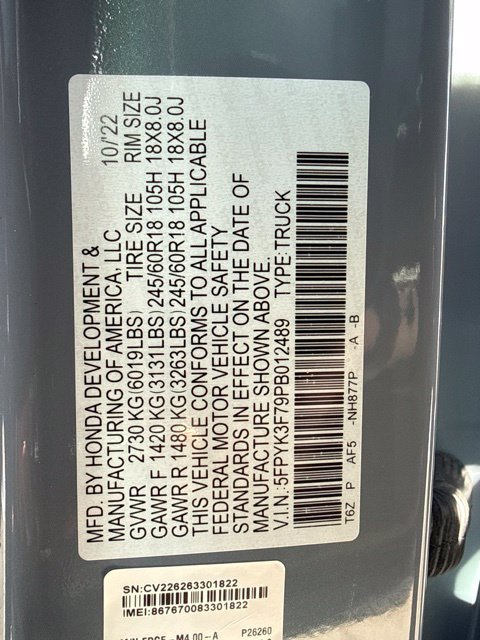 Used 2023 Honda Ridgeline RTL-E image 11