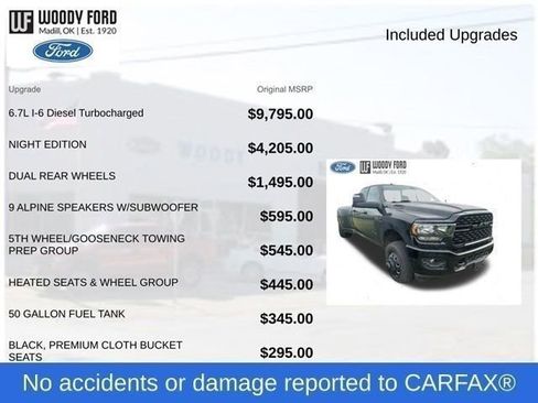 Used 2024 RAM 3500 Big Horn w/ Night Edition AWD/4WD image 8