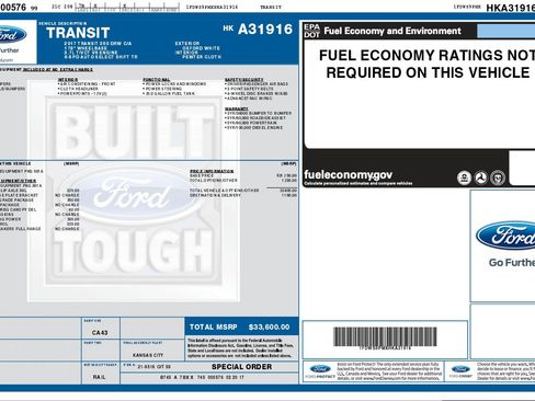 Used 2017 Ford Transit 350 178 DRW w/ Exterior Upgrade Package RWD image 50