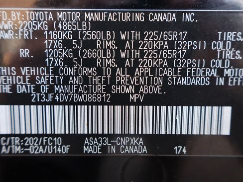 Used 2011 Toyota RAV4 4WD w/ Base L4 Extra Value Pkg image 47