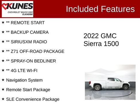 Used 2022 GMC Sierra 1500 SLE image 2