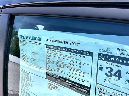 New 2026 Hyundai Elantra Sport FWD image 14