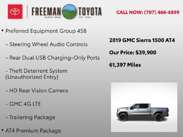 Used 2019 GMC Sierra 1500 AT4 w/ AT4 Premium Package AWD/4WD image 13