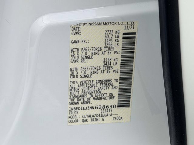 Used 2022 Nissan Frontier S w/ Technology Package RWD image 25