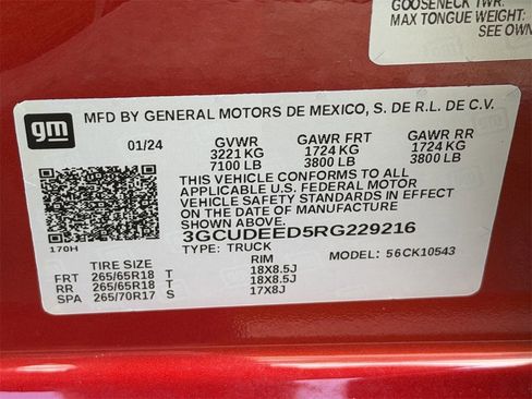 Certified 2024 Chevrolet Silverado 1500 RST image 30