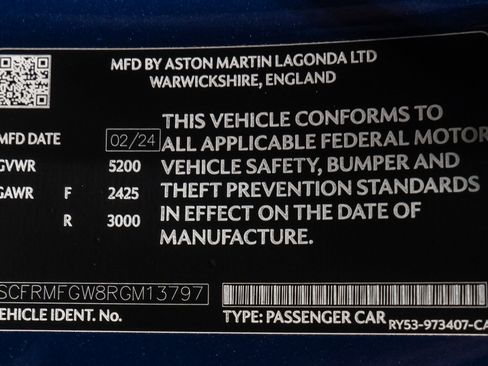 Used 2024 Aston Martin DB12 Convertible image 86