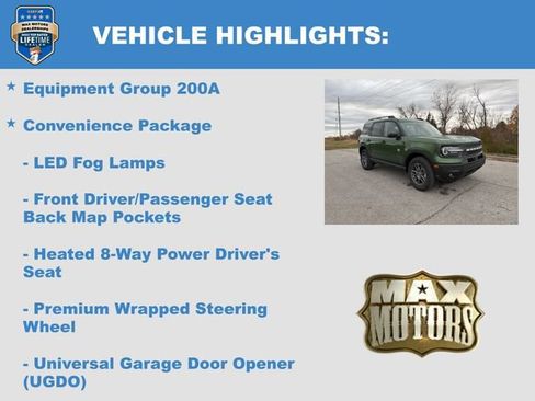 New 2025 Ford Bronco Sport Big Bend w/ Convenience Package AWD/4WD image 6