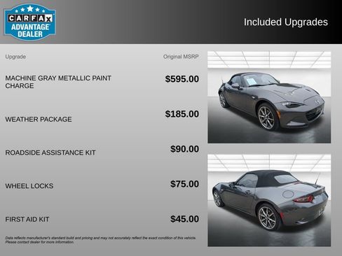 Certified 2023 MAZDA MX-5 Miata Grand Touring w/ Weather Package RWD image 3
