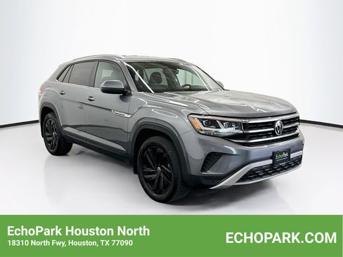 Used 2023 Volkswagen Atlas Cross Sport SE w/ Black Wheel Package AWD/4WD image 1