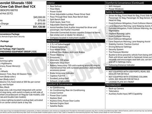Certified 2023 Chevrolet Silverado 1500 Custom AWD/4WD image 26