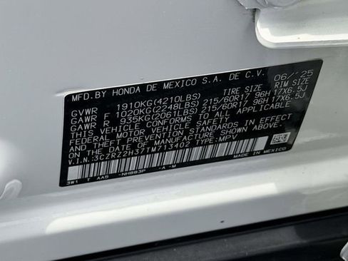 Certified 2026 Honda HR-V LX image 25