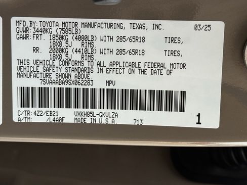 Used 2025 Toyota Sequoia TRD Pro image 37