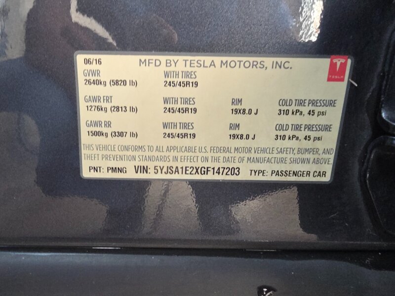 Used 2016 Tesla Model S 90D AWD/4WD image 31