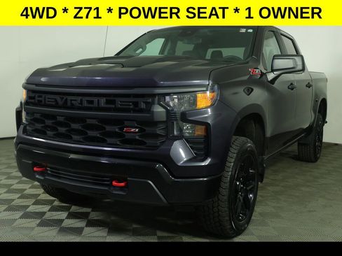Used 2022 Chevrolet Silverado 1500 Custom Trail Boss w/ LPO, Dark Essentials Package image 1