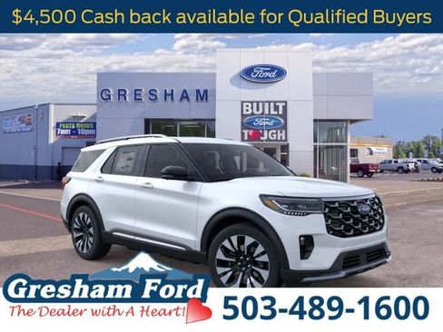 New 2026 Ford Explorer Platinum w/ LUX Leather Package AWD/4WD image 7