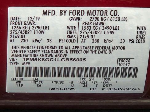 Used 2020 Ford Explorer ST w/ ST Street Pack AWD/4WD image 22