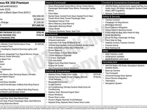 Used 2024 Lexus RX 350 Premium w/ Accessory Package (Z1) AWD/4WD image 5