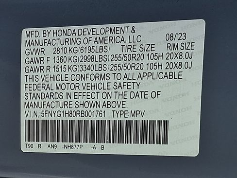 Certified 2024 Honda Pilot Elite image 31