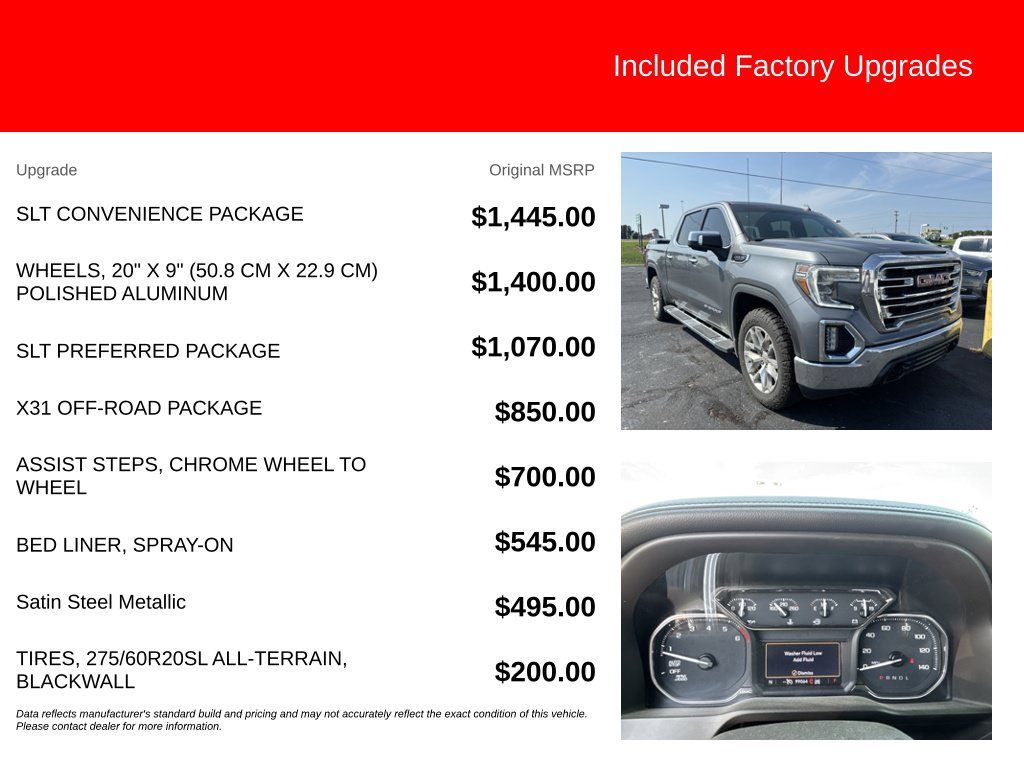 Used 2021 GMC Sierra 1500 SLT w/ SLT Convenience Package AWD/4WD image 5