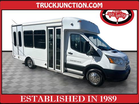 Used 2019 Ford Transit 350 156 DRW w/ Shuttle Bus Prep Package RWD image 1