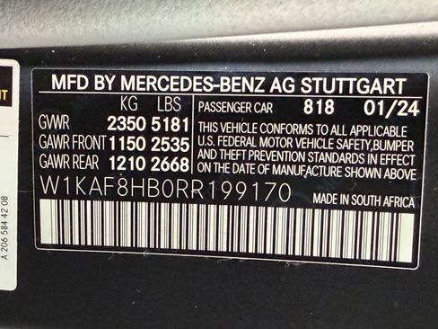 Certified 2024 Mercedes-Benz C 43 AMG 4MATIC Sedan image 19