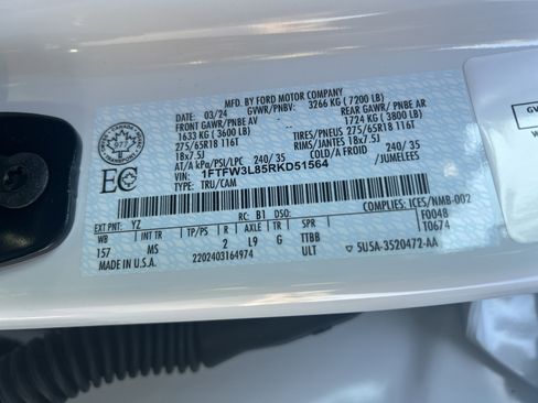 Used 2024 Ford F150 XLT w/ Tow/Haul Package image 36