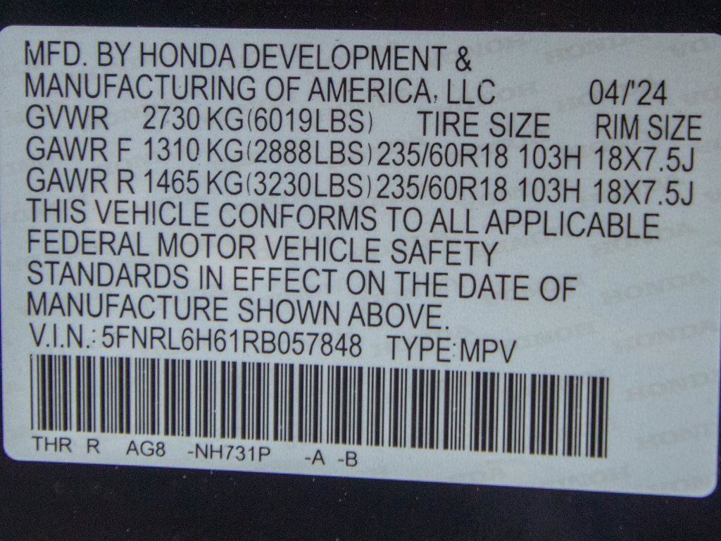 Used 2024 Honda Odyssey EX-L image 32