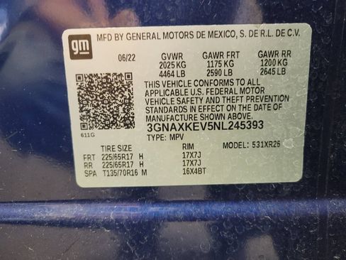 Used 2022 Chevrolet Equinox LT FWD image 33