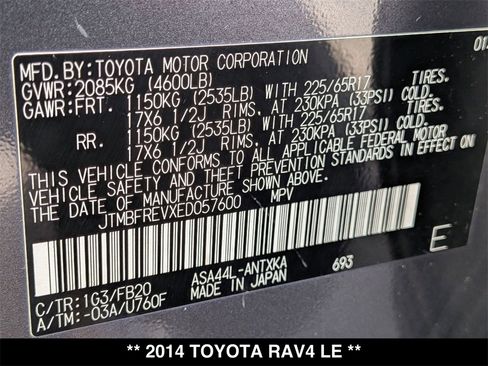 Used 2014 Toyota RAV4 LE image 27
