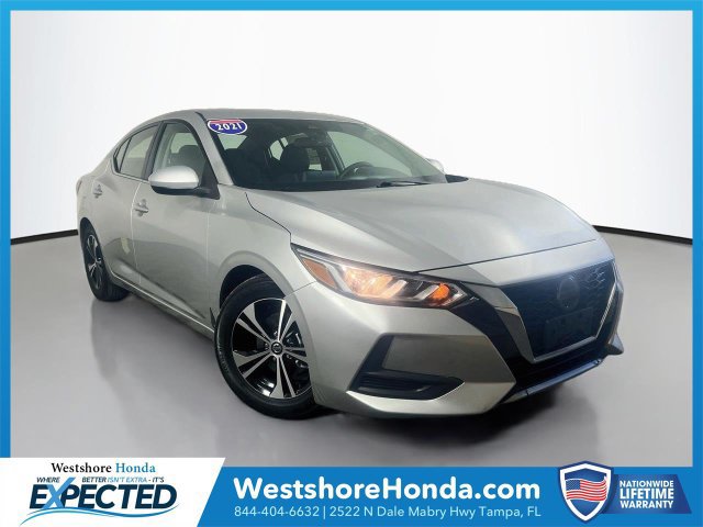 Used 2021 Nissan Sentra SV FWD image 1