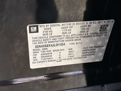 Certified 2018 Chevrolet Equinox LT FWD image 29