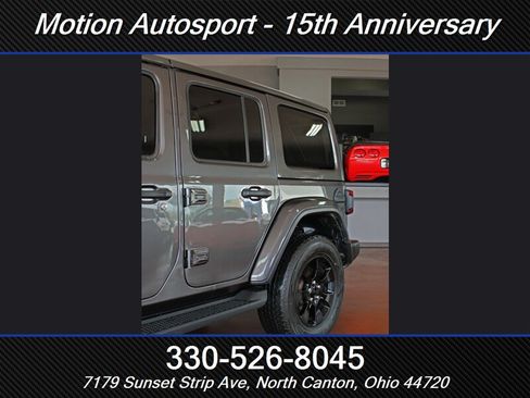 Used 2021 Jeep Wrangler Unlimited Sahara w/ Uconnect 4C Nav & Sound Group AWD/4WD image 48